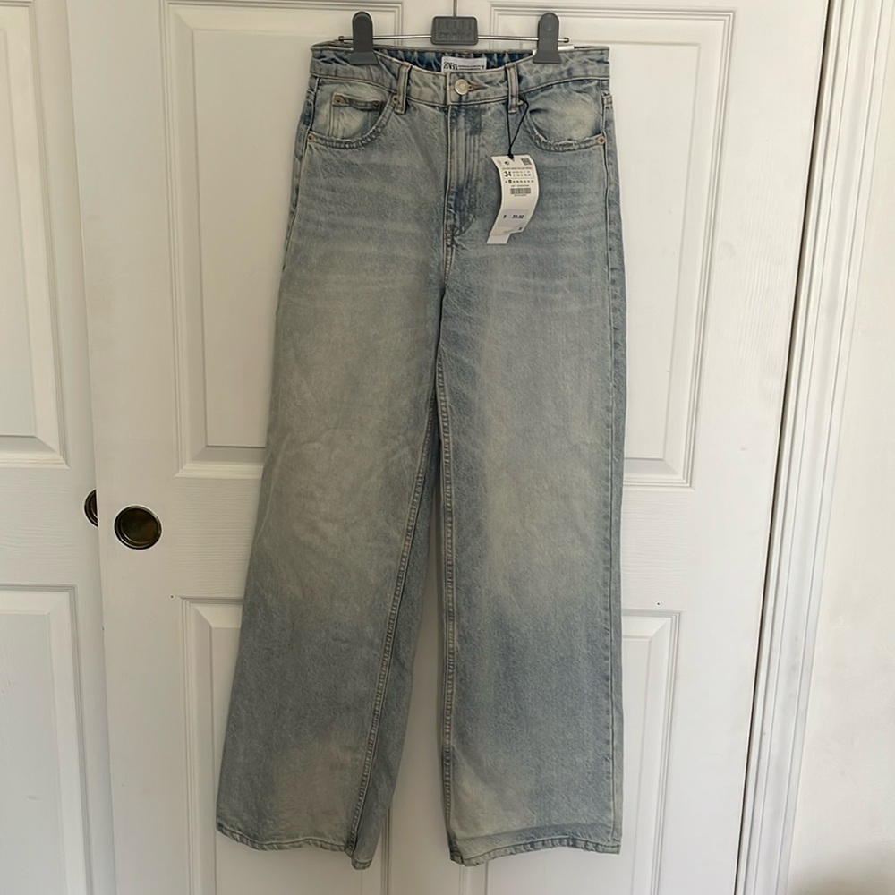 Zara wide leg jeans
